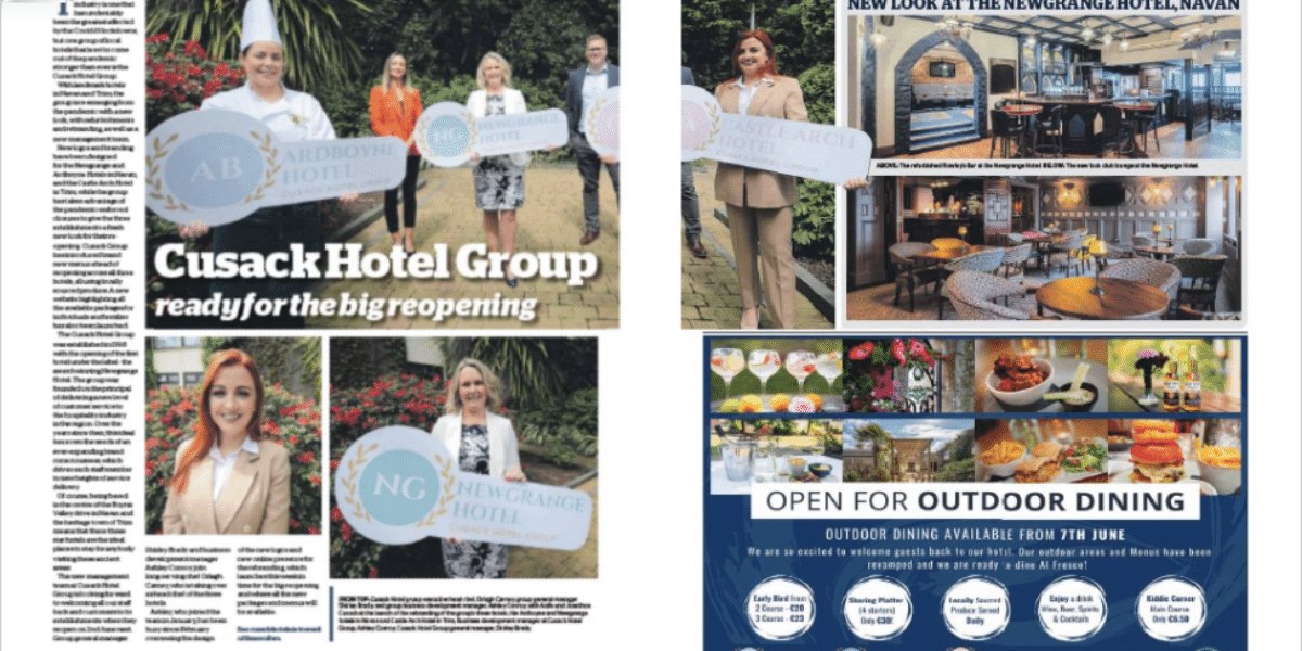 Cusack Hotel Group Announces Re-Brand in Meath Chronicle 